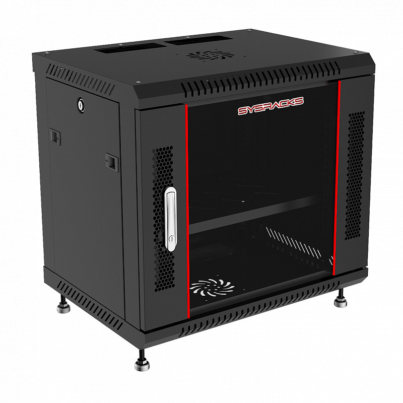 12U Sysracks Wall Mount IT Data Network Server Rack Cabinet Enclosure 24" Depth