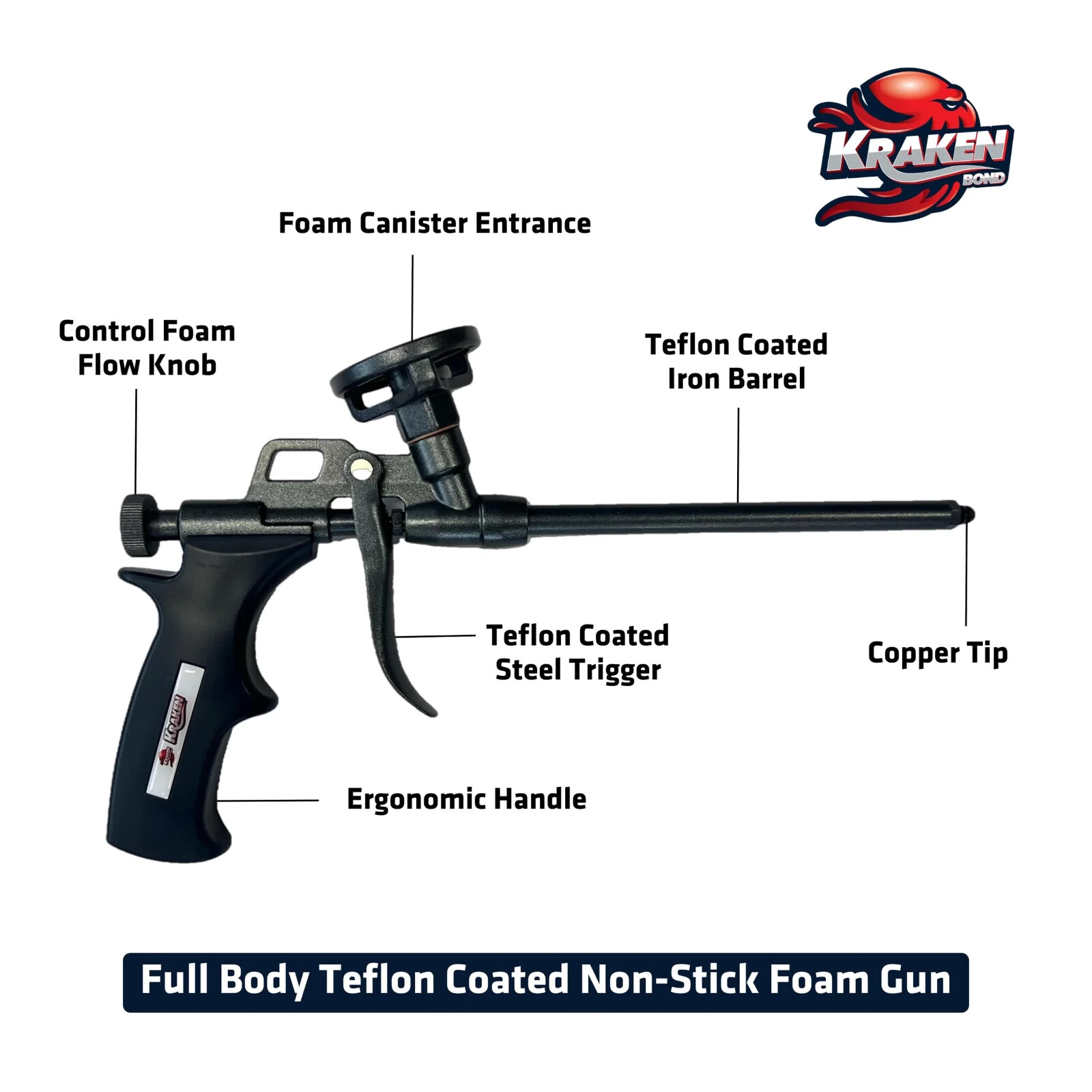 Kraken Bond Spray Foam Gun