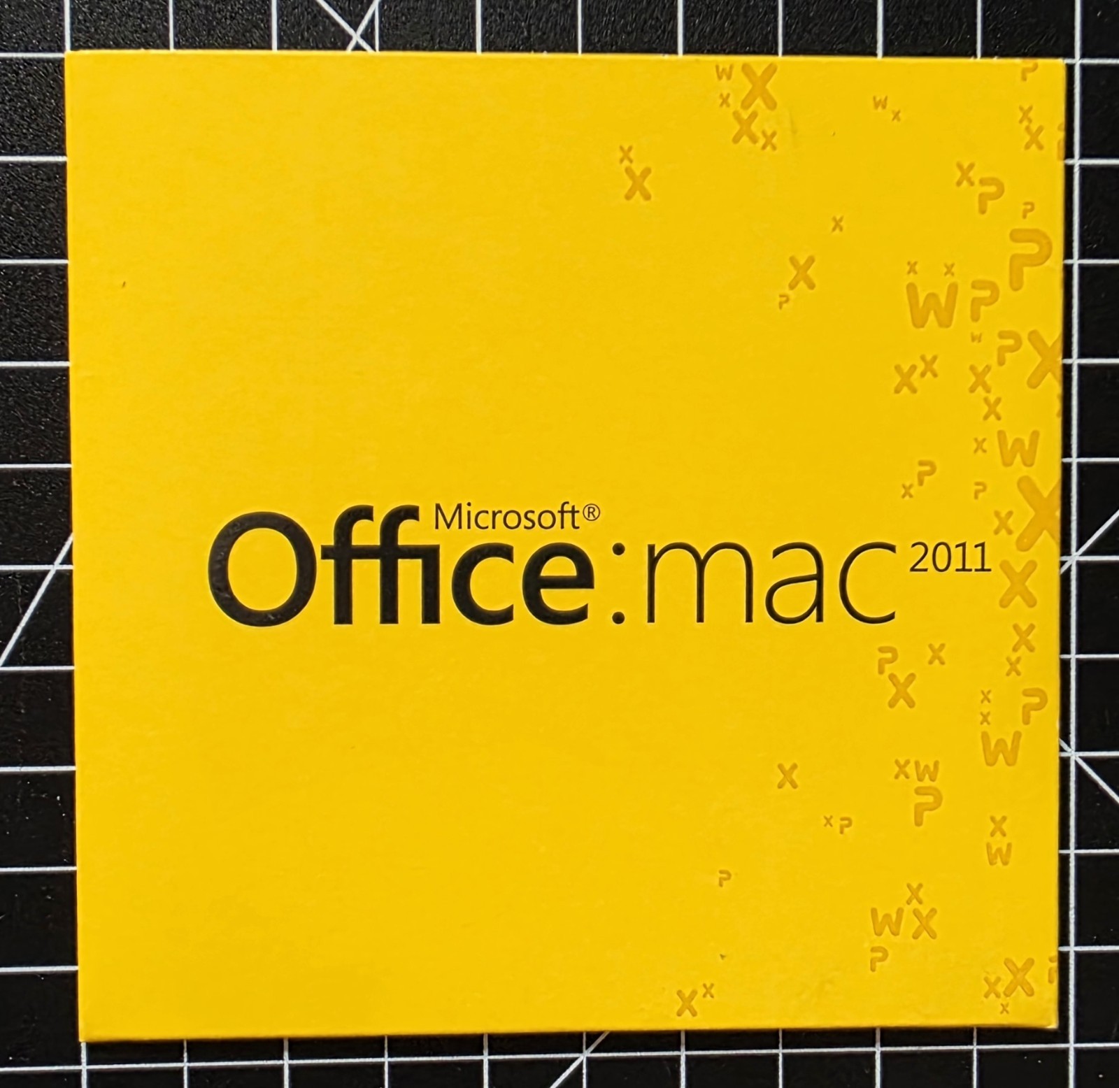 Microsoft Office Mac 2011 Home & Student DVD Key Label Included Untested