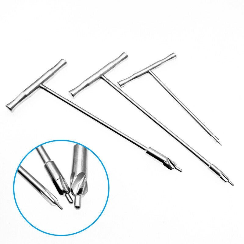 3Pcs Countersink Drill Stainless Steel Orthopedics Drill Instruments Bone Drills