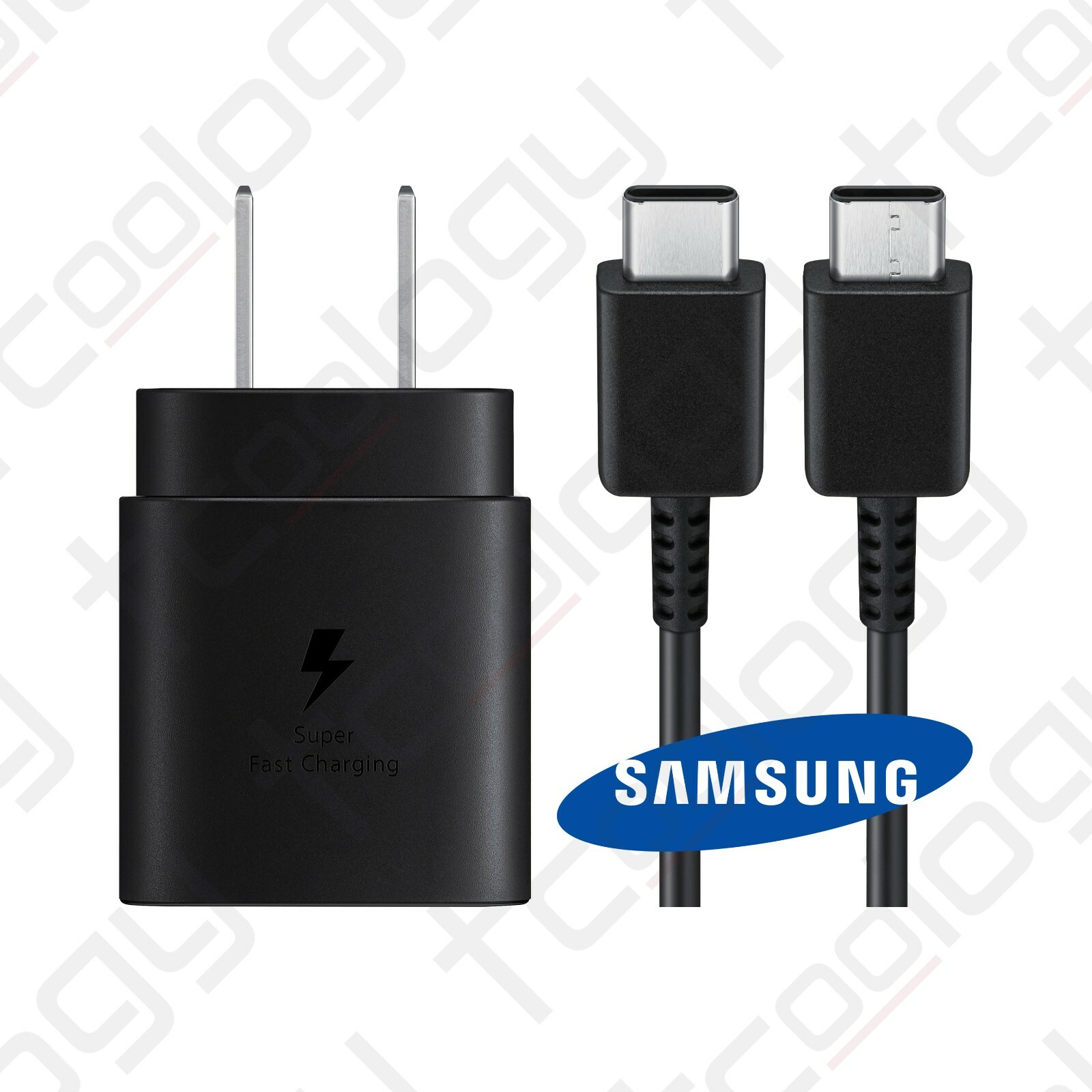 Original Samsung Galaxy S23 Series 25W Super Fast Wall Charger & USB-C Cable