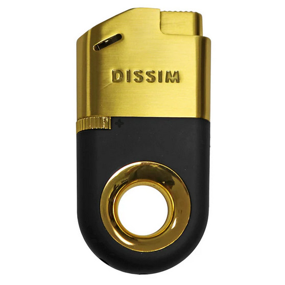 Dissim Gold Inverted Lighter Features Low-temperature candle soft flame