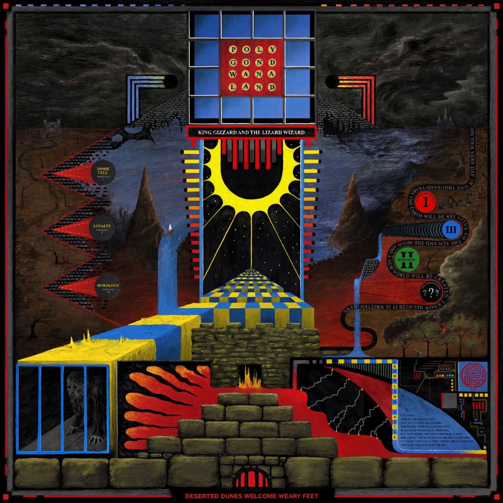 King Gizzard & The Lizard Wizard Polygondwanaland CD factory manufactored NEW bl