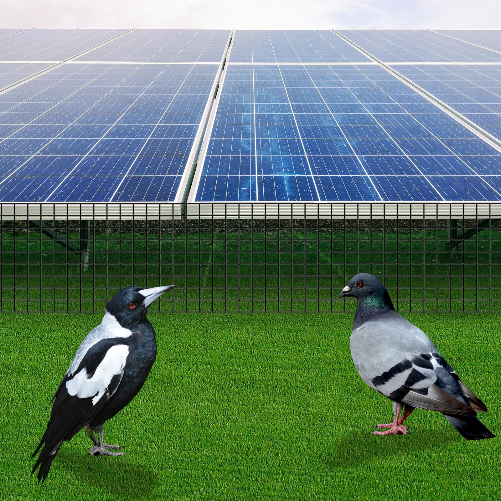 100ft Iron Mesh Bird Guard for Solar Panels - Durable & Easy to Install