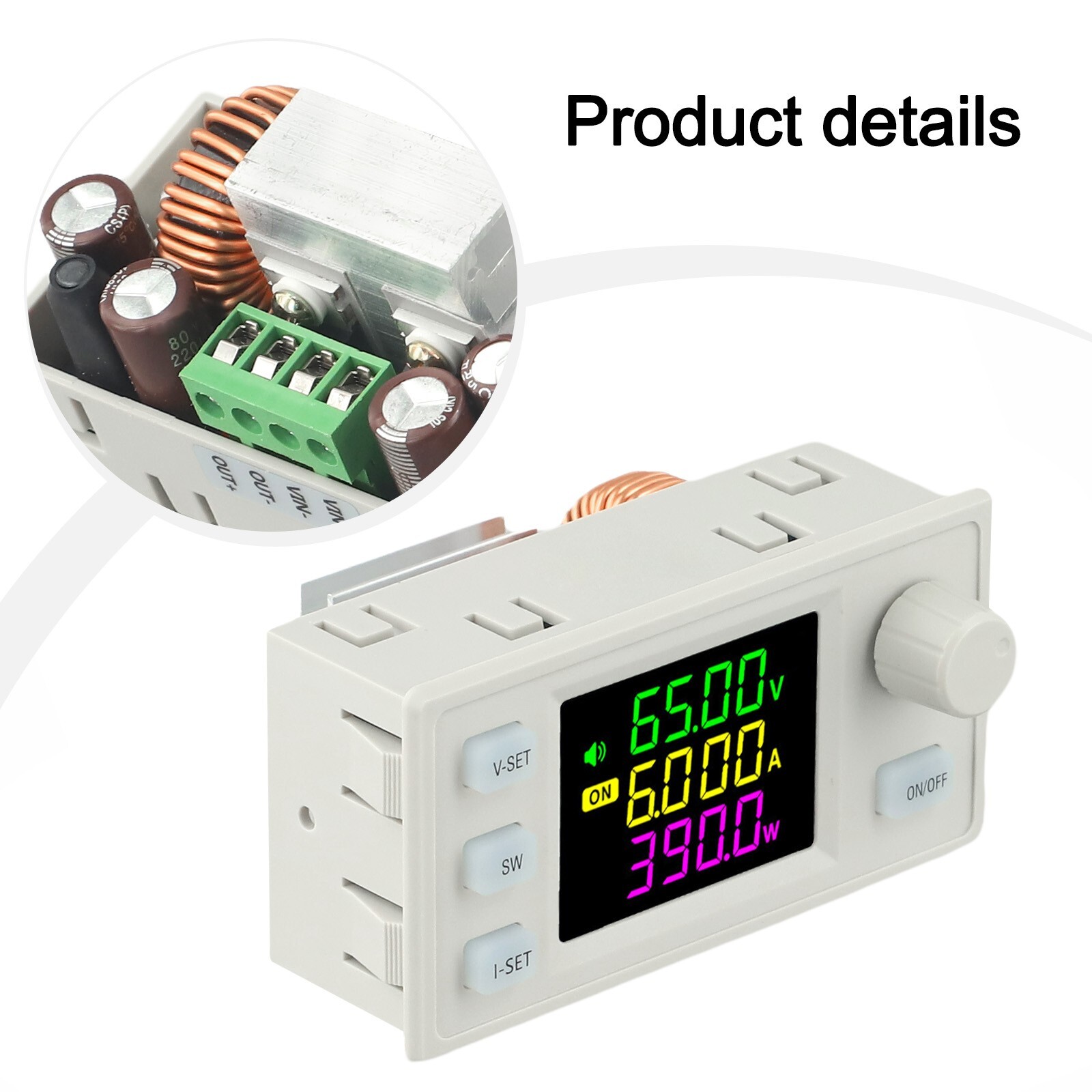 390W Adjustable DC Converter Regulated Lab Supply New