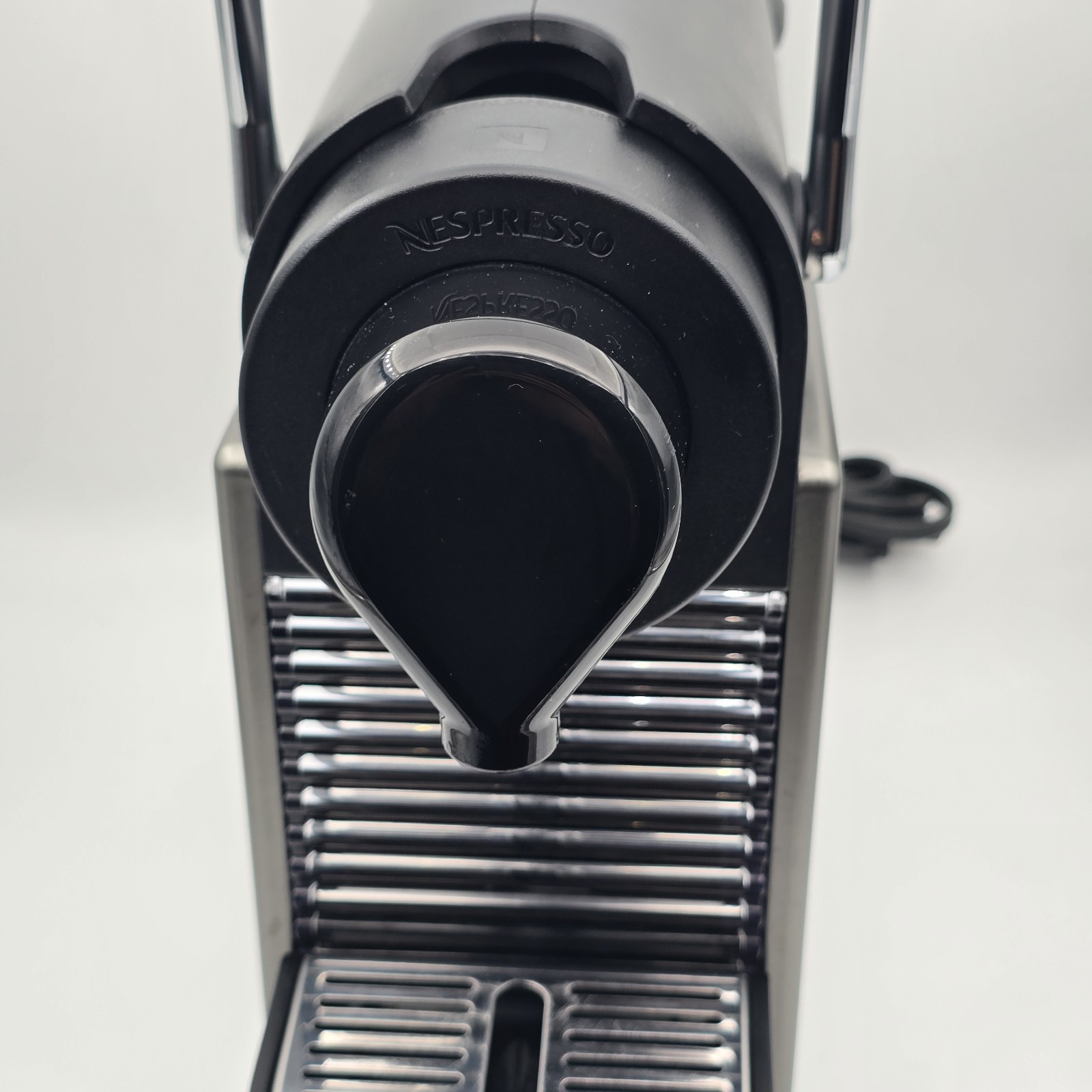 Nespresso Pixie Type C60 Espresso Coffee Capsule Pod Machine Maker Gunmetal Gray
