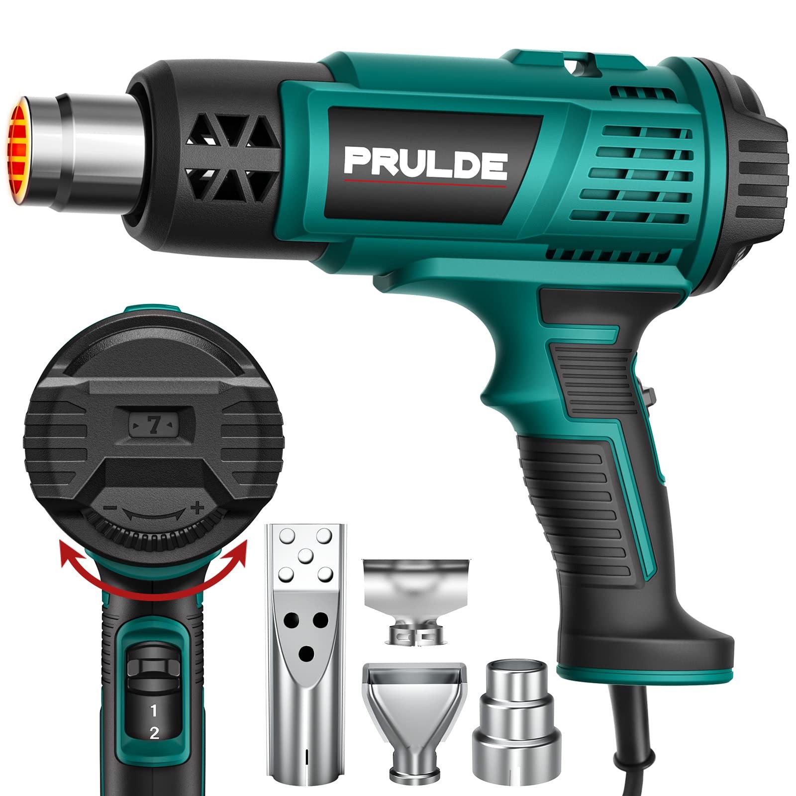 PRULDE Heat - Variable Temperature Settings, Hot with 6.56Ft UL Cord for Viny...