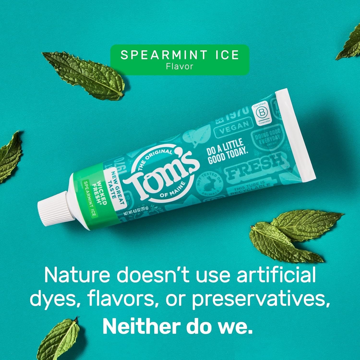 Wicked Fresh! Natural Anticavity Toothpaste, with Fluoride, 3 Pack, 4.0oz