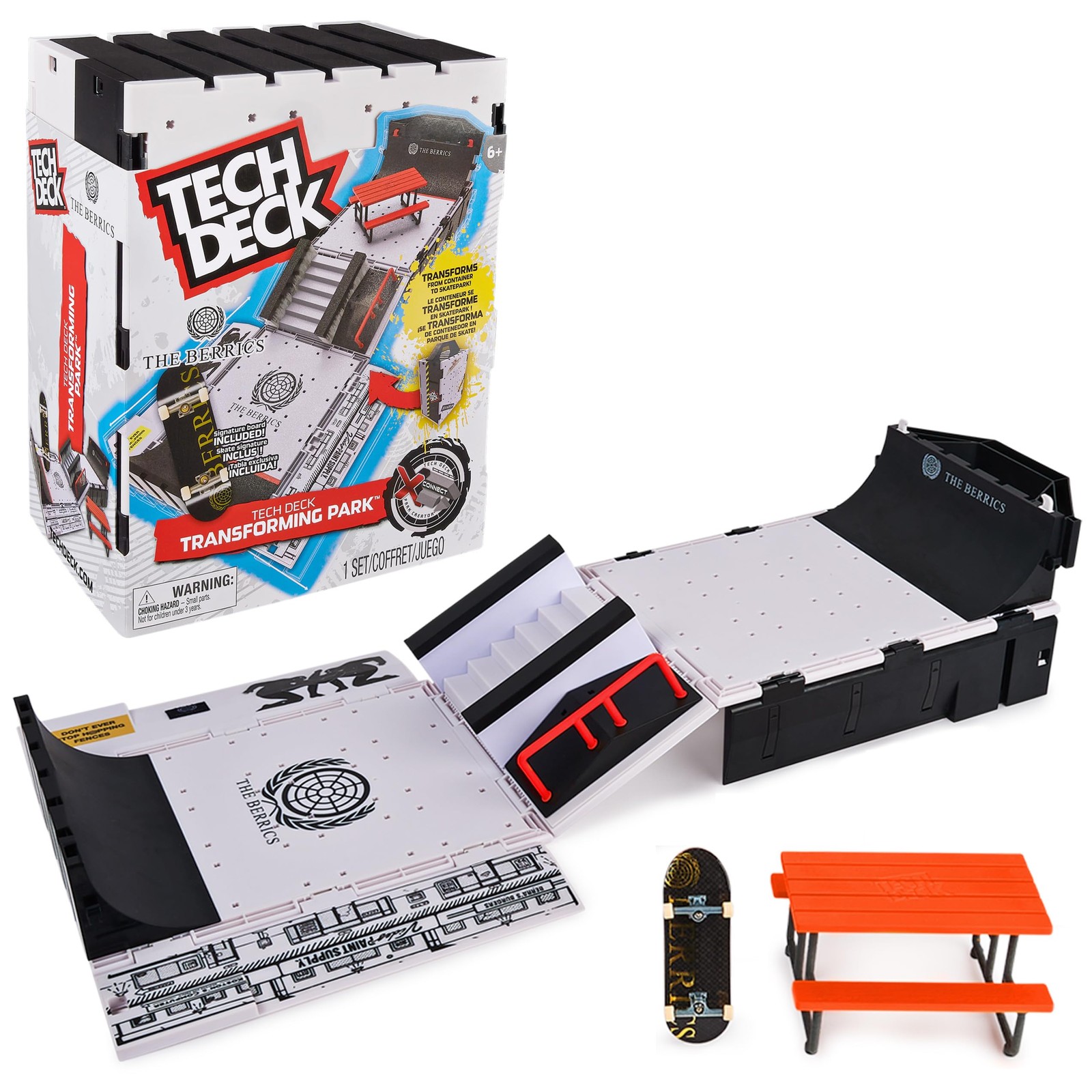 TECH DECK, The Berrics Transforming One Size, Park
