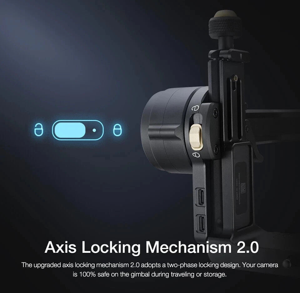 ZHIYUN CRANE 2S 3Axis Handheld Gimbal Stabilizer DSLR Mirrorless Camera