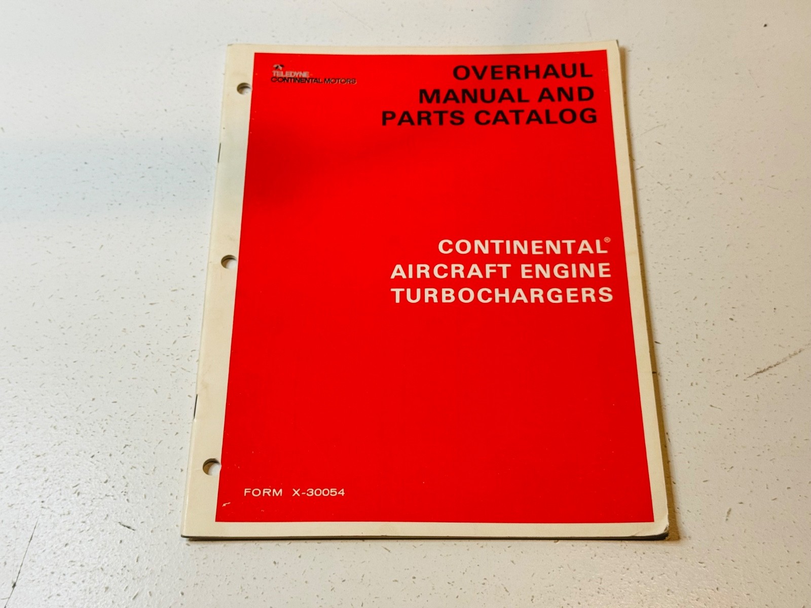 Continental Aircraft Engine Service Repair Shop Overhaul Manual Turbochargers