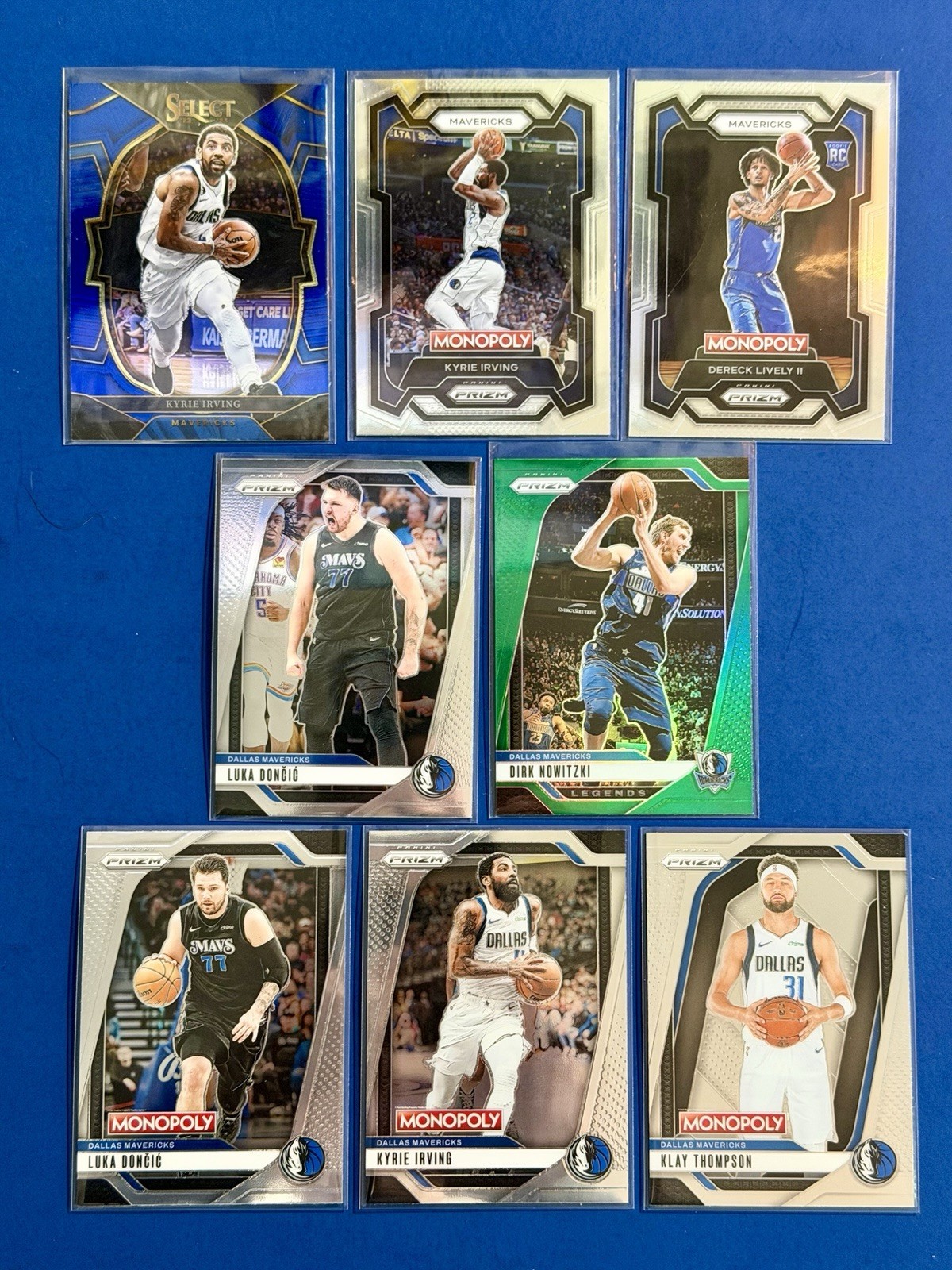 Dallas Mavericks - NBA Team Lot * Rookies / Parallels / Base * 2022-24 * 8 Cards