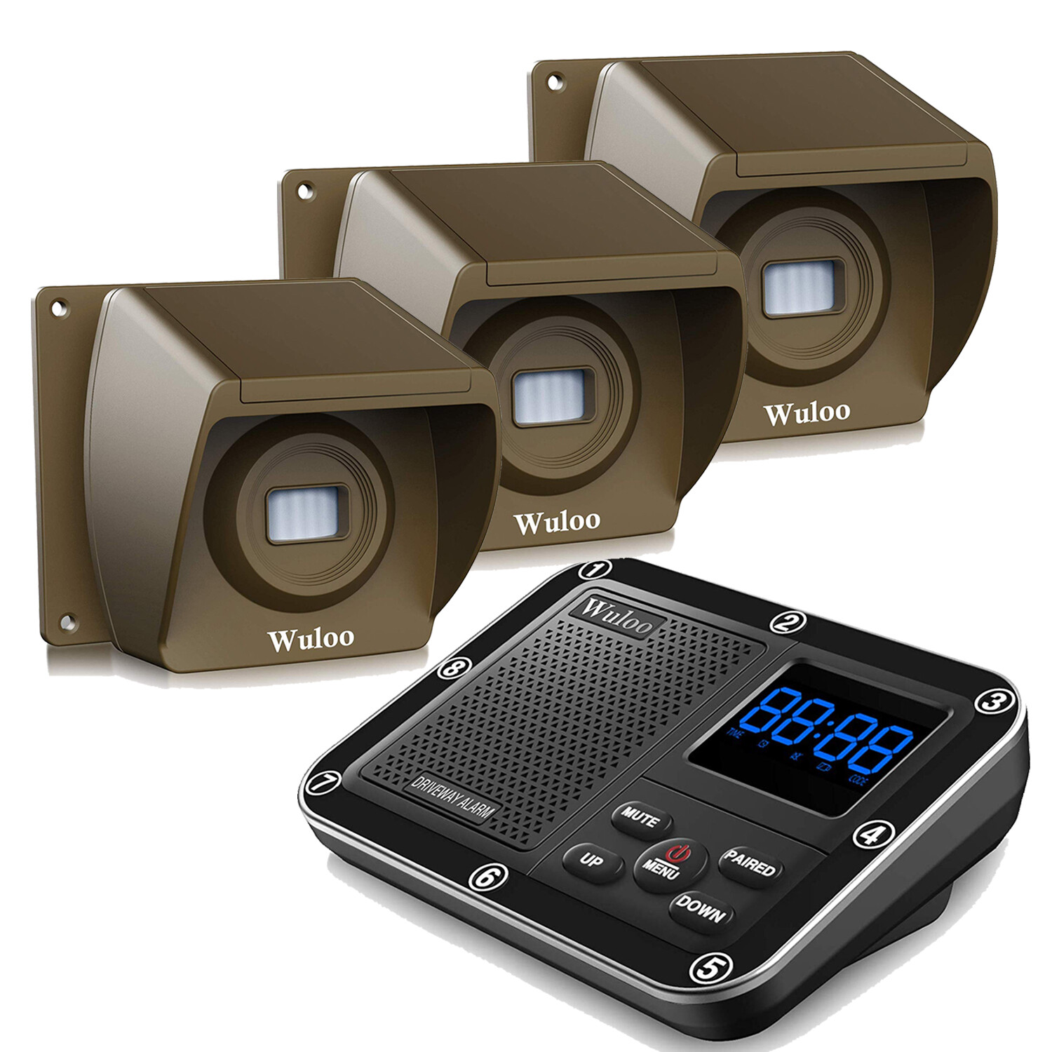 Driveway Alarm Wireless 500m Long Range Motion Sensor for Home & Garden Security