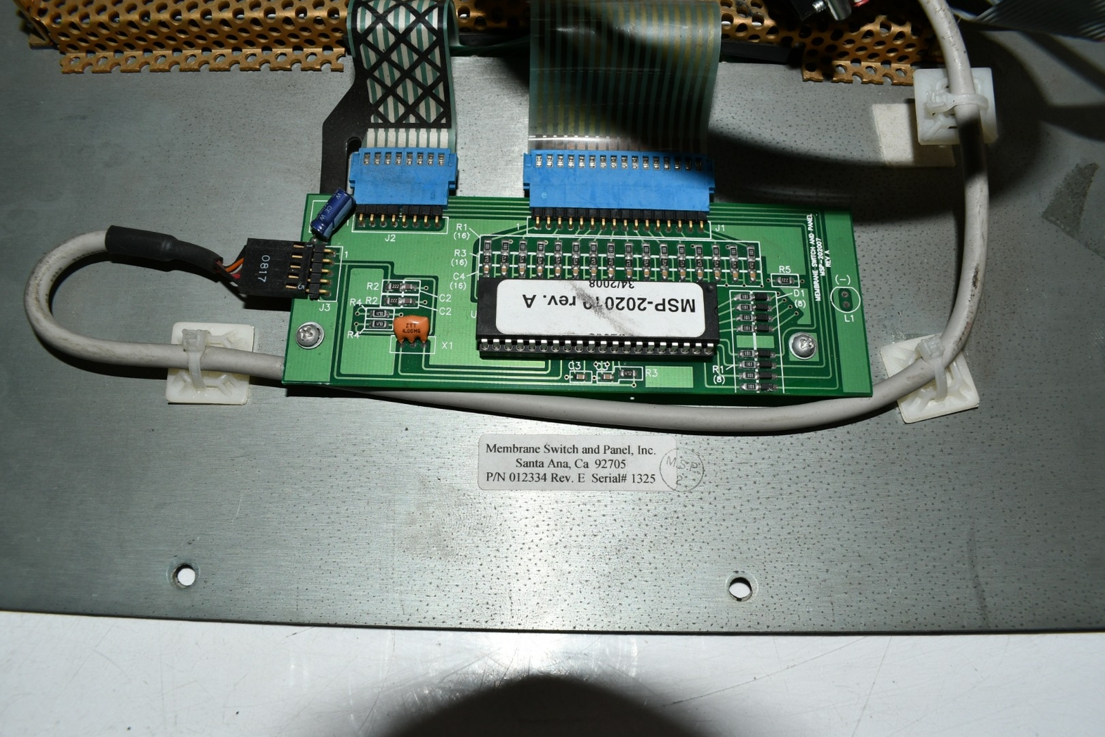DOMINO 012334 CODER VIDEO USER OPERATOR INTERFACE PANEL PLC Display Membrane Swi