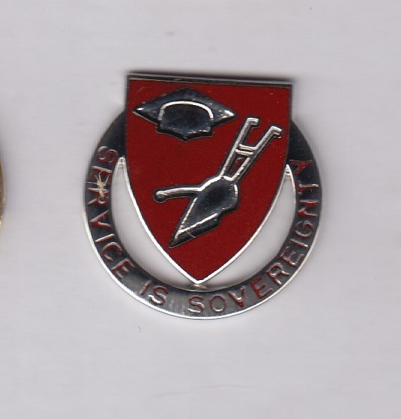 US Army ROTC Alabama A&M University crest DUI badge G-23