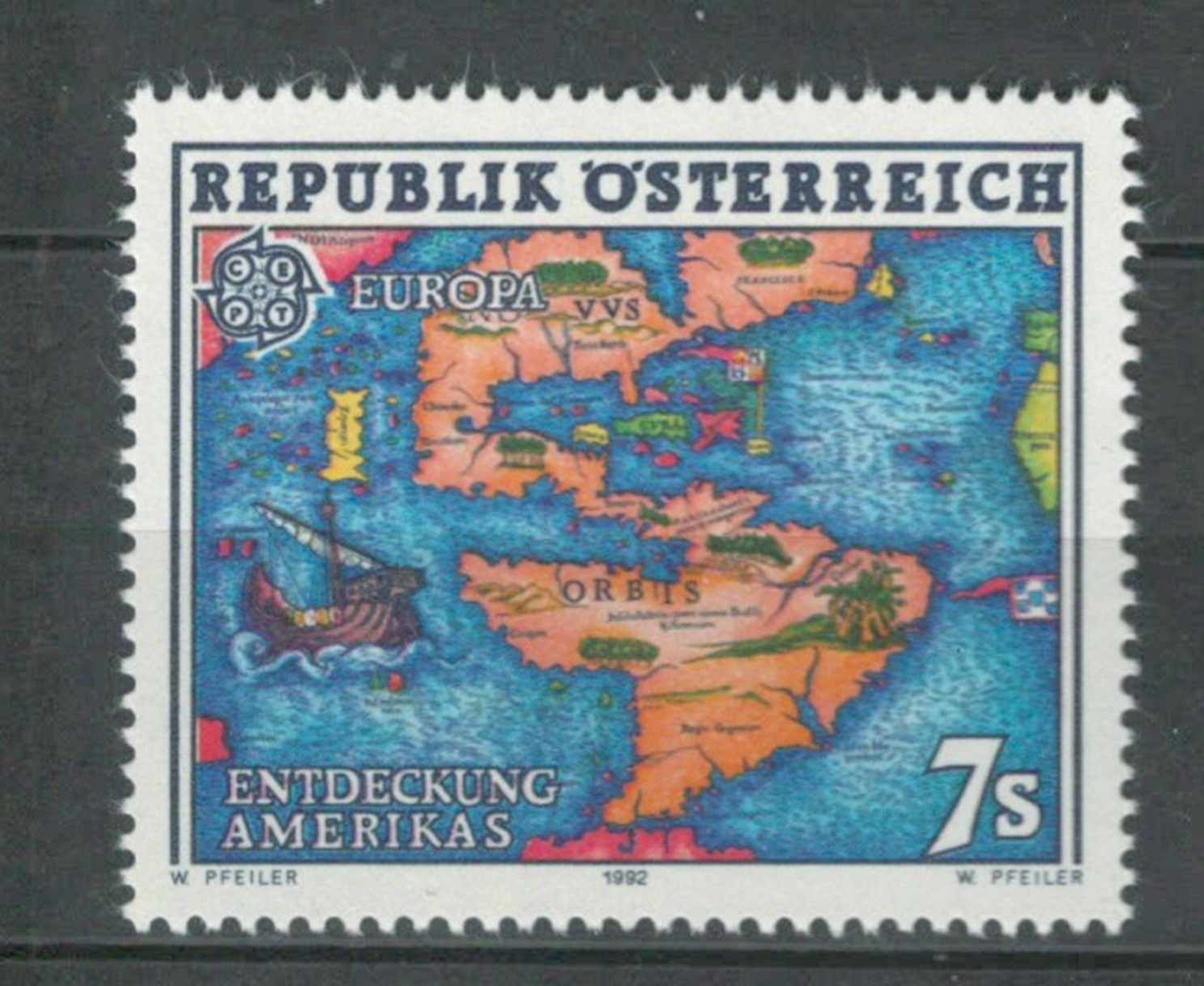 AUSTRIA  EUROPA SAILING & BOATS AMERICA DISCOVERY MNH LOT (BOATS 265)