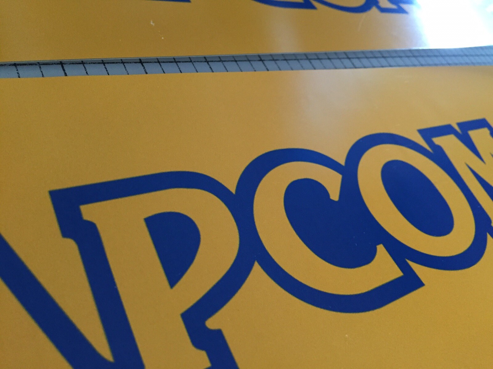 Capcom Arcade Side Art Sticker Pair 11.5” x 6.5”