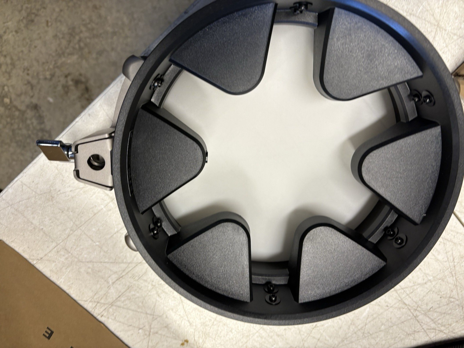 Efnote 10” Electric Drum Tom Pad, Mesh Head, White Sparkle EFD-10TP