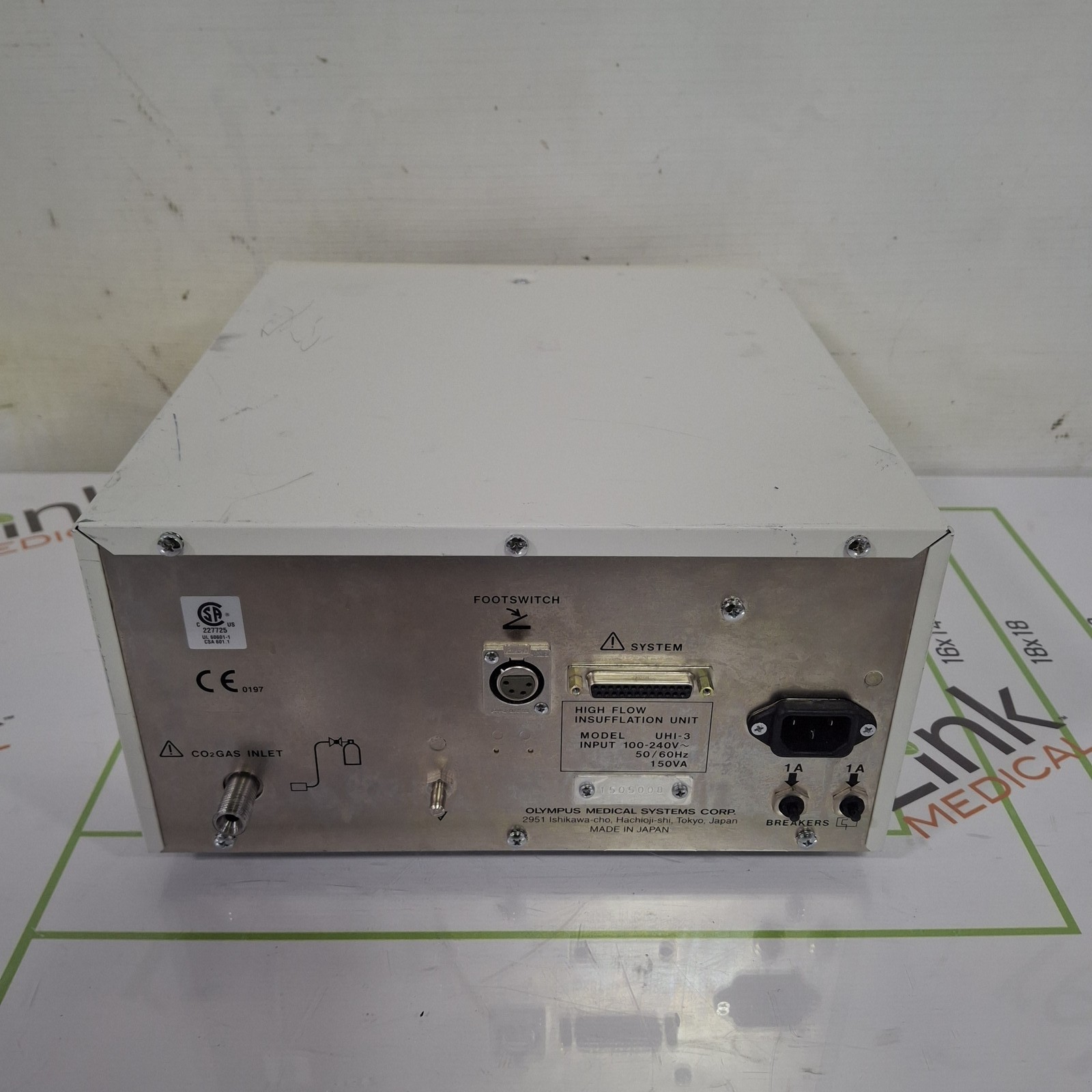 Olympus UHI-3 High Flow Insufflator