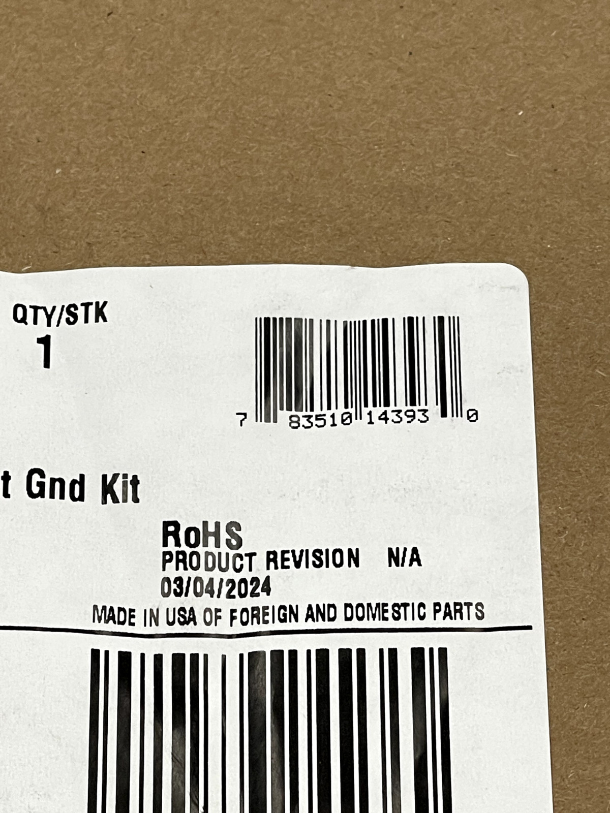 NVENT HOFFMAN DBGRDK 14393 DATACOM WALLMOUNT GROUNDING KIT
