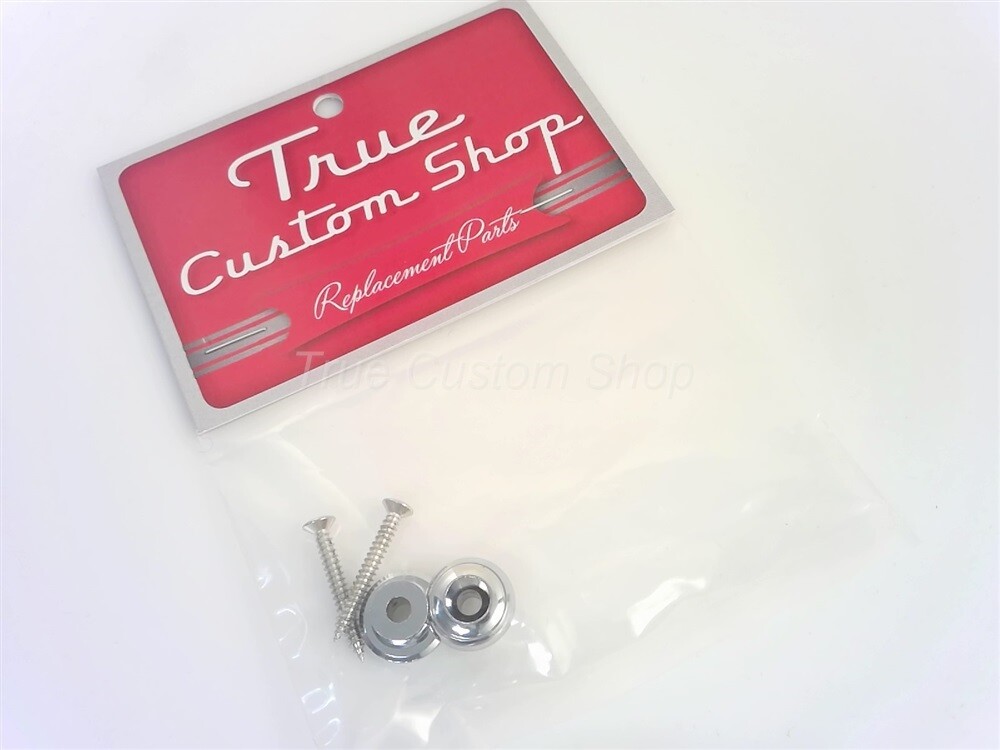 True Custom Shop® Chrome Oversized 15mm Strap Buttons for Gibson Guitars