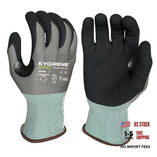 00-840 Cut Resistant Work Gloves (ANSI A4) – Kyorene Pro 1 Pair (Large)
