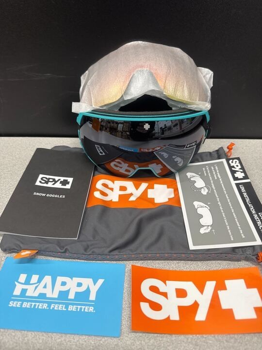 SPY Legacy SE Snow Goggle-Turquoise-Bronze Silver Spectra+Gray Green Red Spectra