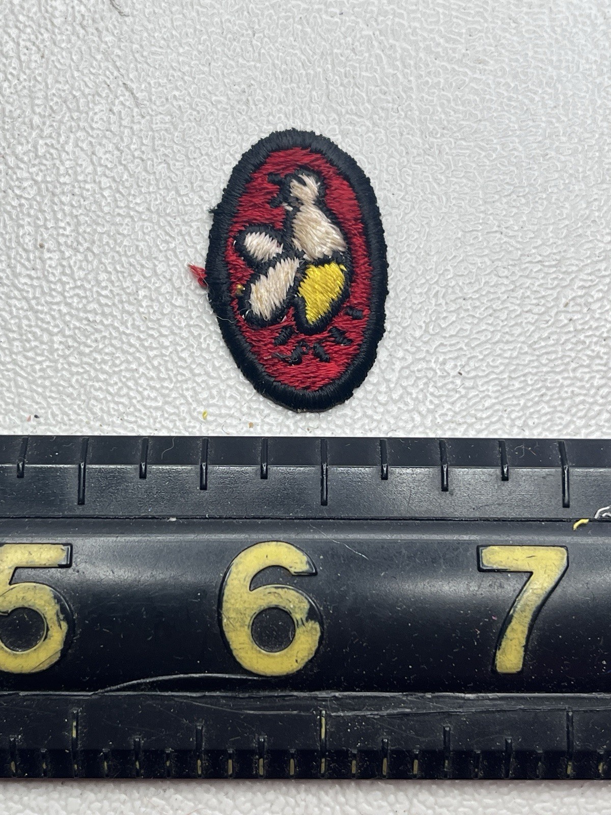 Vtg Itty-Bitty-Tiny I Think ? Tiny Chicken Chick Hatching ? Patch K033