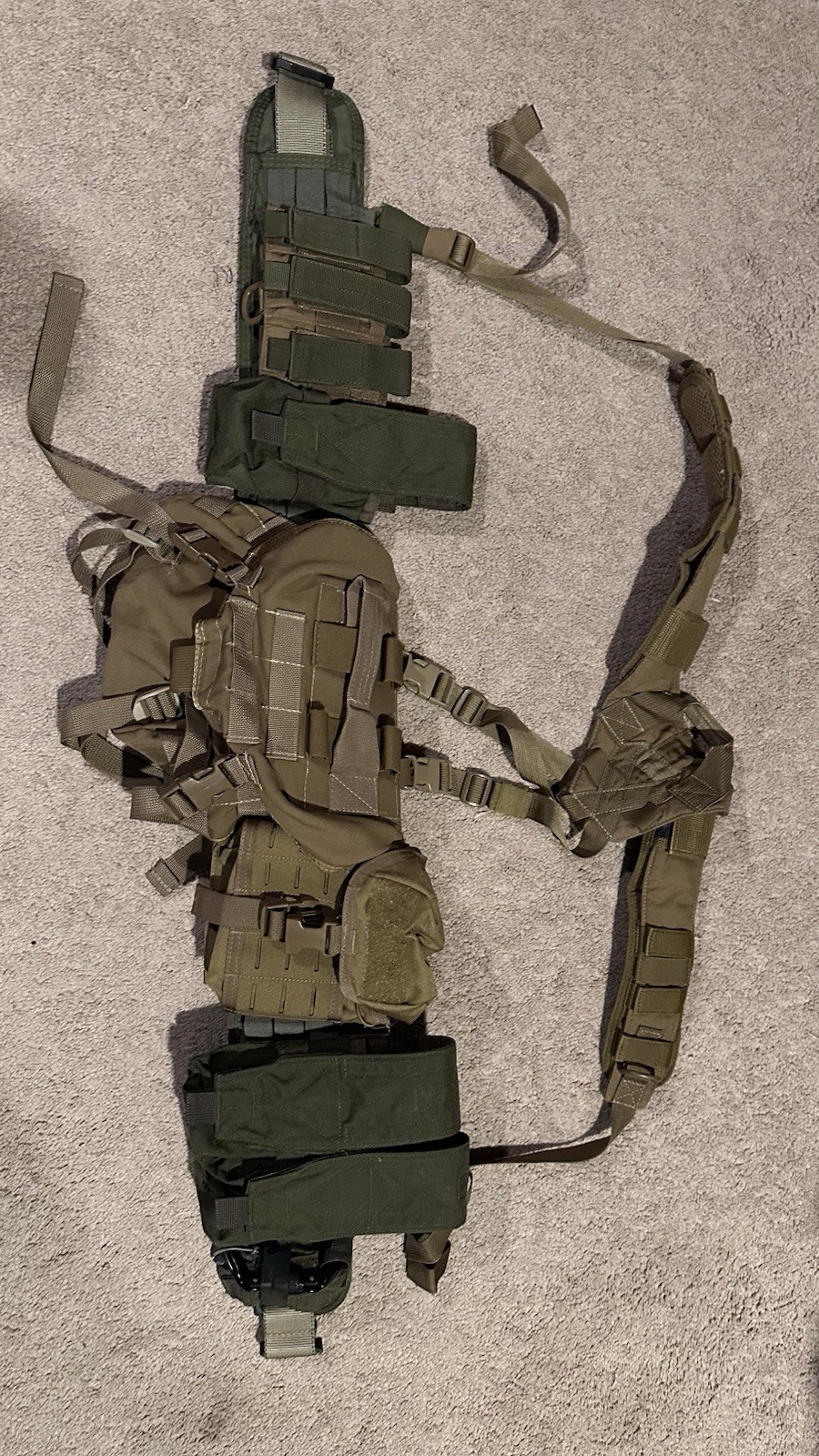 Frankensteined LBE Rig: Tactical Taylor, HSGI, Emdom, Condor, Hazard 4, and SOE