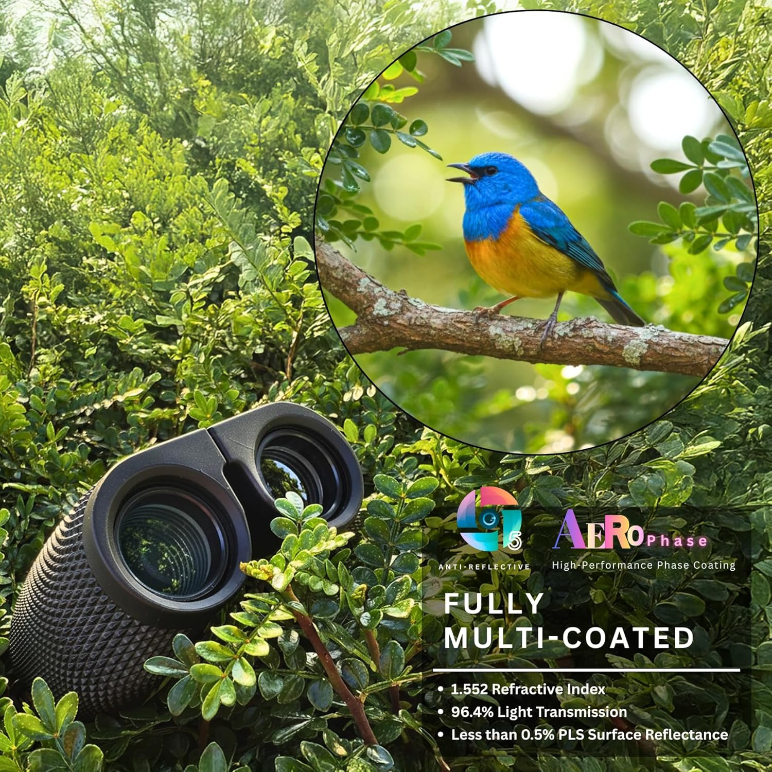 Binoculars for Adults and Kids, 10X25 Compact Binoculars for Bird Watching, Thea