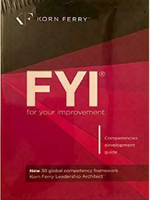 SEALED 6th Edition Korn Ferry FYI For Your Improvement Competencies Development