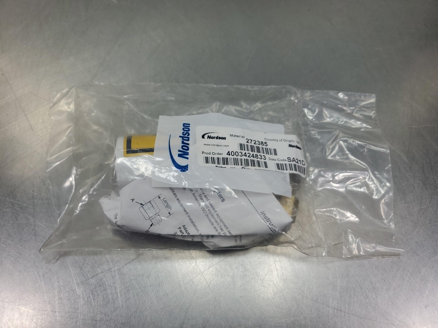 Nordson 272385 Parts Kit, Product Order:4003424833.                        5E-31