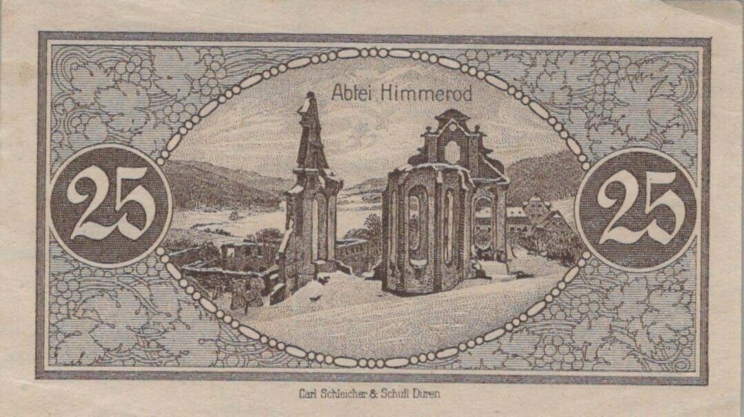 25 PFENNIG 1919 City of WITTLICH Rhine GERMANY Notgeld Banknote #PG058.U