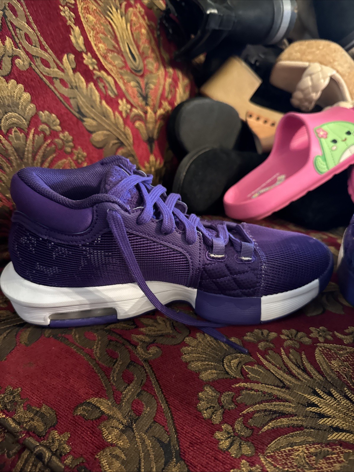 Nike Lebron Witness 8 TB Mens Size 7 Purple White FB9944-500
