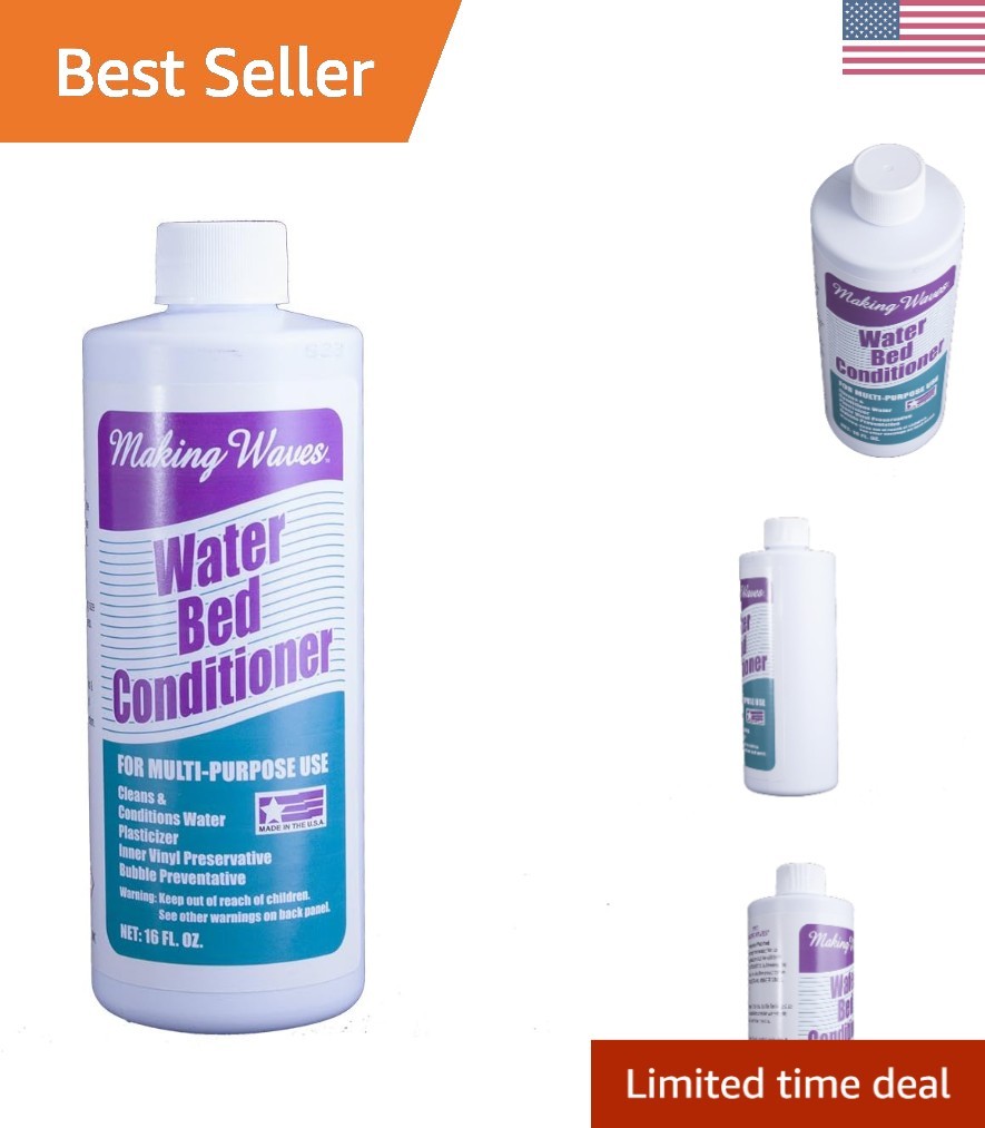 1WC Making Waves Waterbed Conditioner 16 Fl Oz - Fresh Water & Bubble Prevention