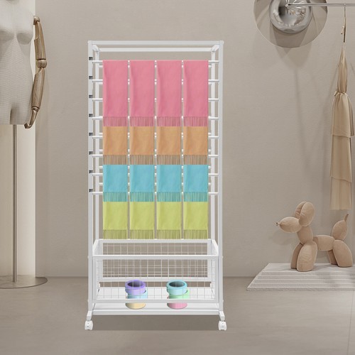 16-Layer Storage Rack - Floor Standing Organizer for Ribbons and More