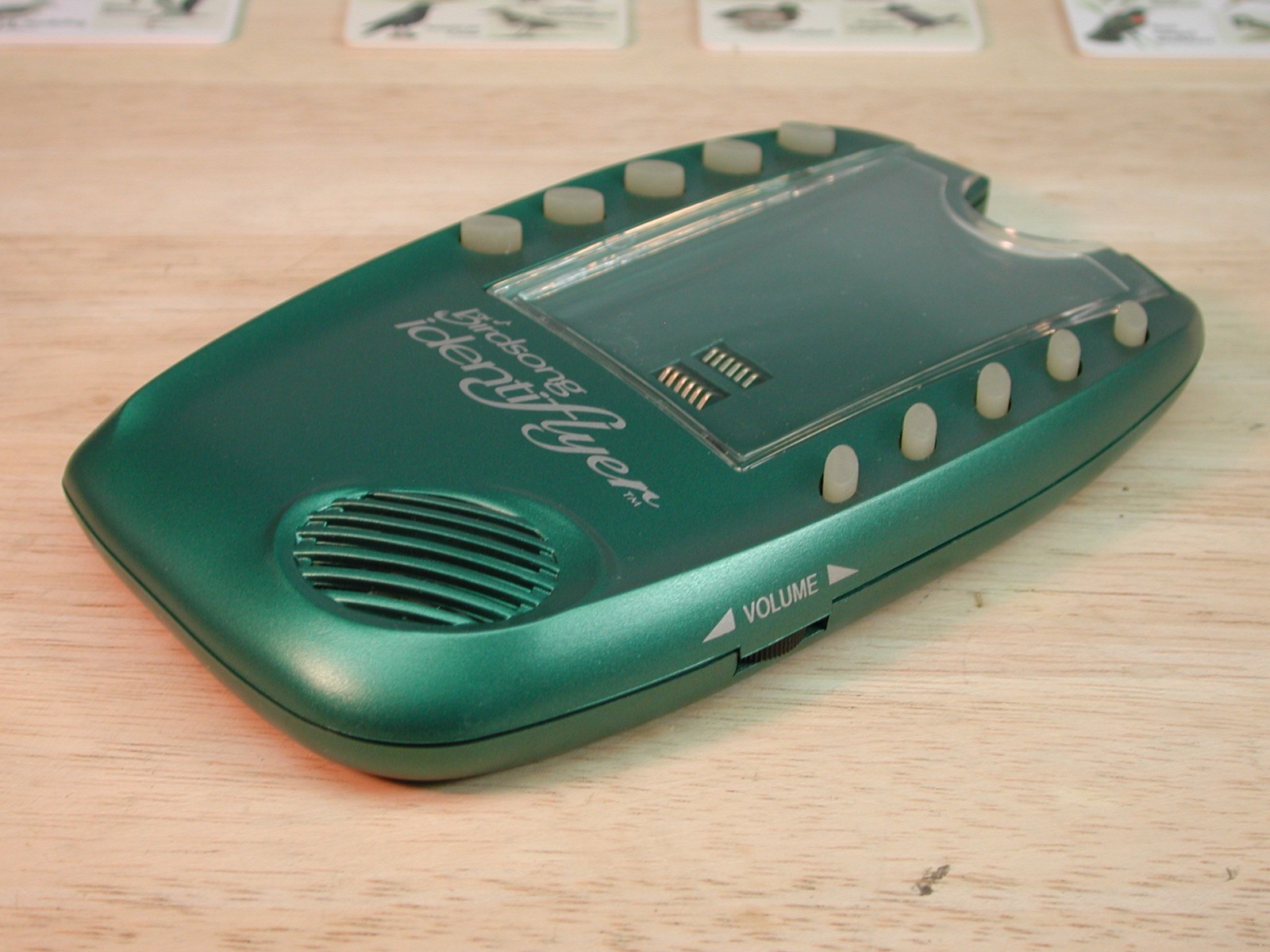 Birdsong Identiflyer - HANDHELD UNIT - player with 5 cards, identifier, tested,