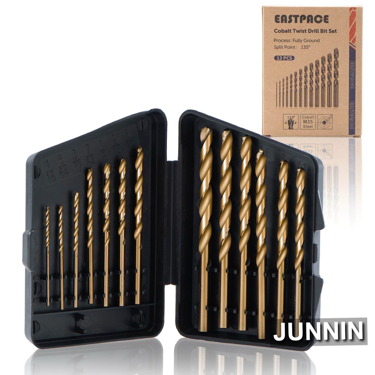 Juego Brocas Cobalto M35 Premium 13 Piezas Metal Duro Acero Inoxidable Alta Cali