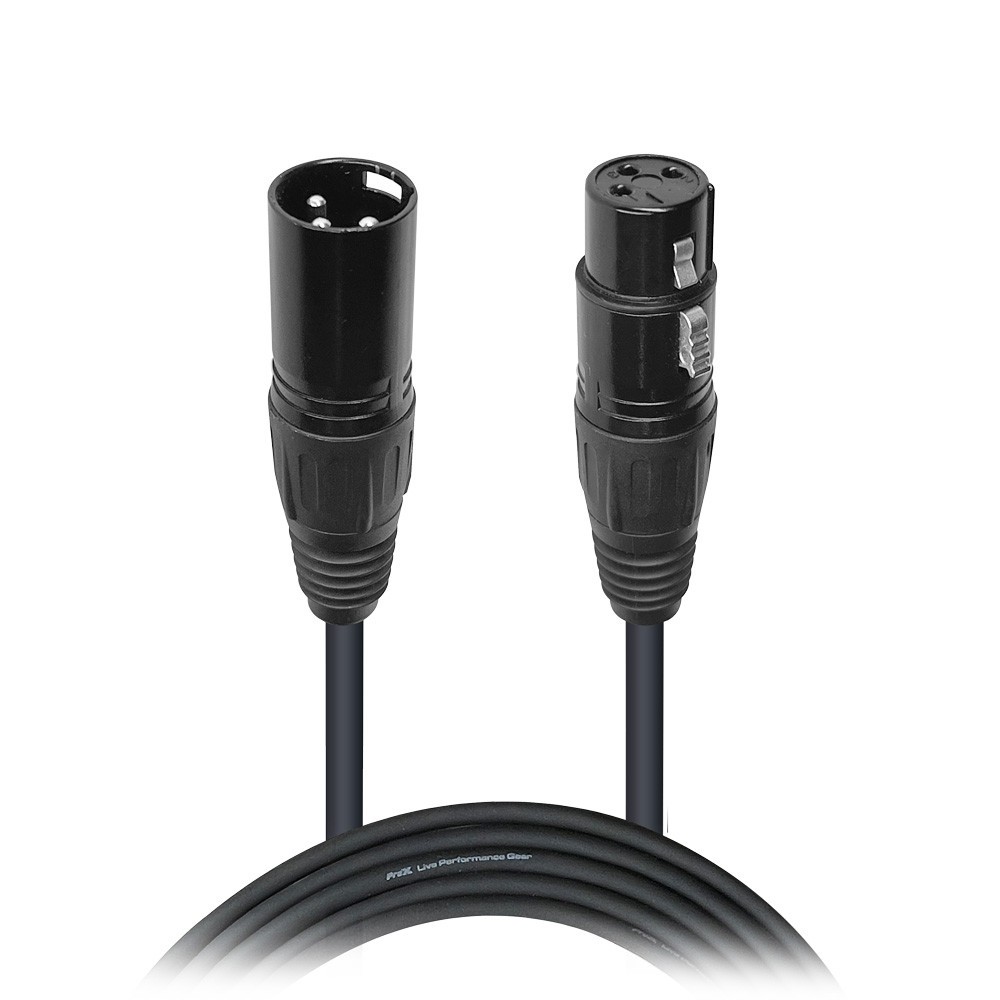 10 Prox DMX Cables 3 Pin 50 FT Premium Shielded DJ Stage Lighting Cable