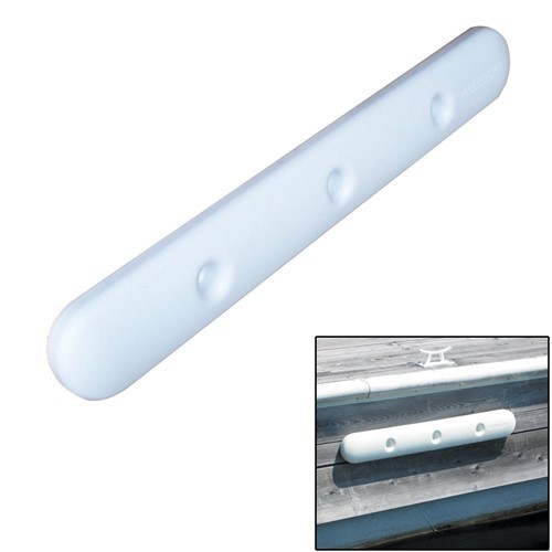 Dock Edge DE1008F ProTect Straight HD 12" White PVC DE1008F