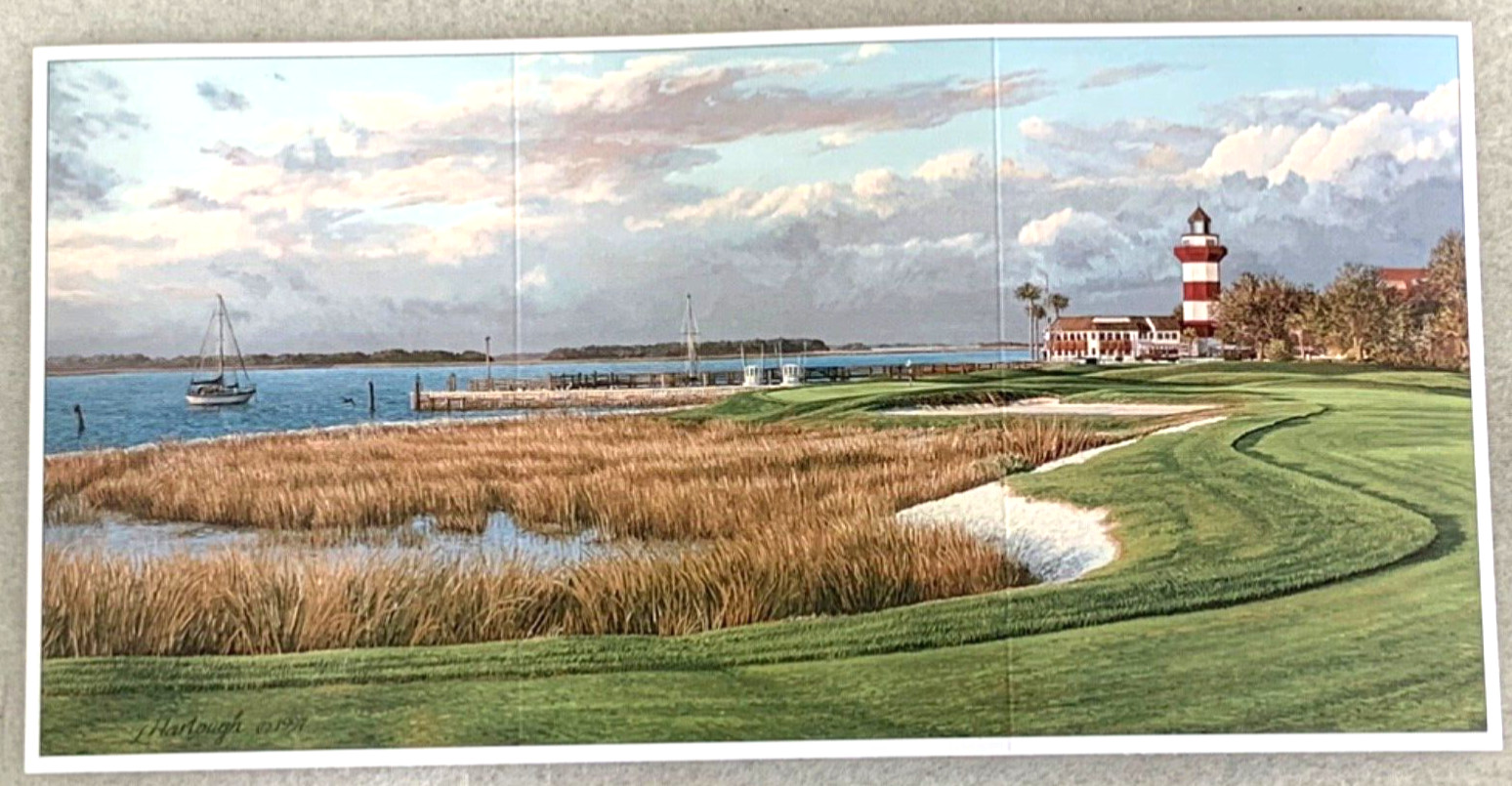HARBOUR TOWN GOLF LINKS  UNUSED  SCORECARD SITE OF THE HERITAGE GOLF TOURNAMENT