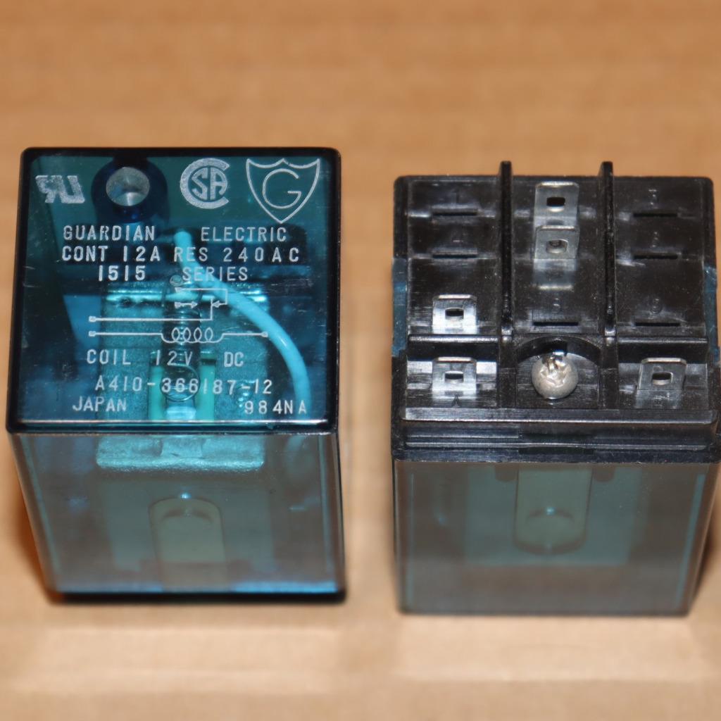 One Guardian Electric A410-366187-12  12VDC Ice Cube Relay New Old Stock
