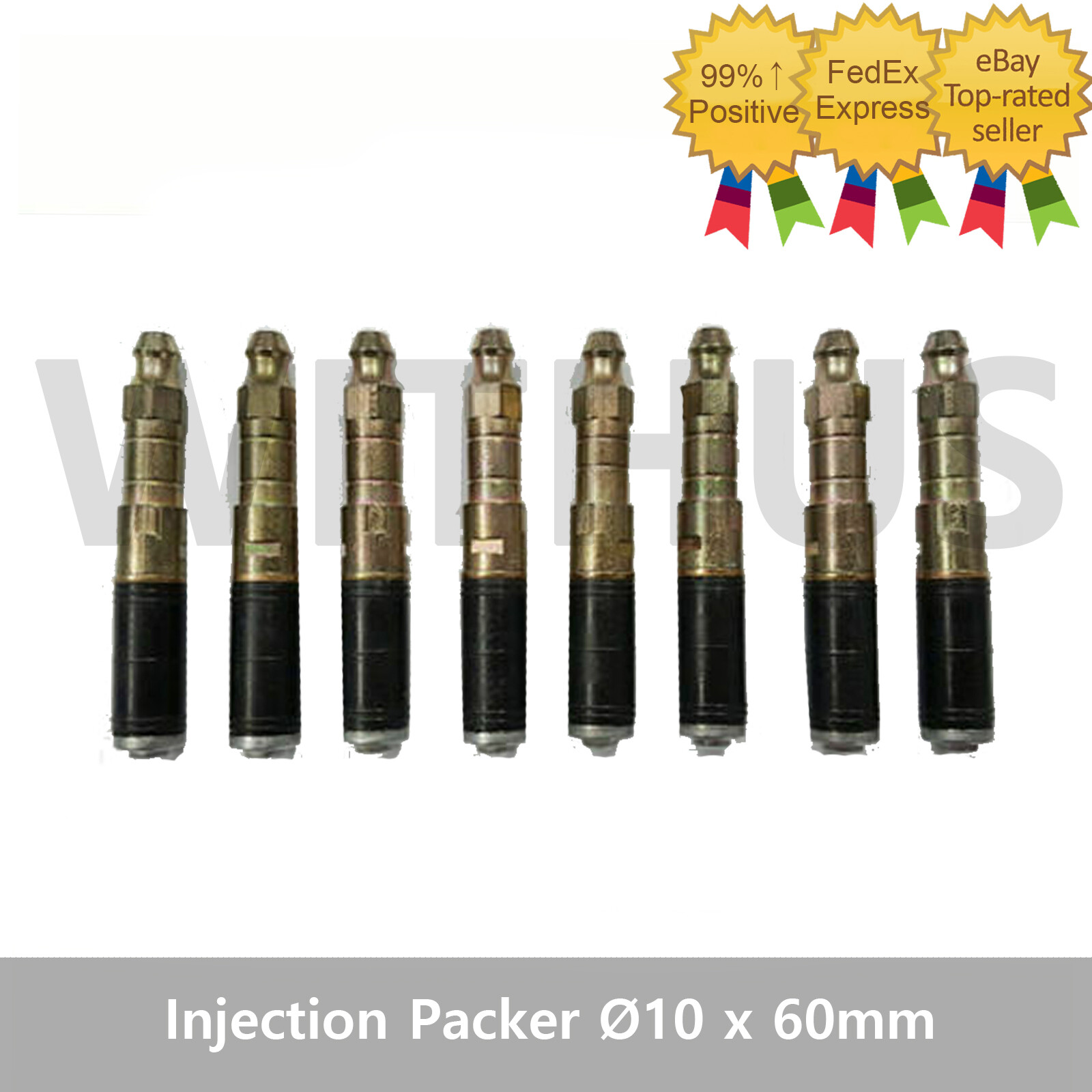 Injection Packer Concrete Crack Repair High Pressure (Ø10 x 60mm, 1,000pcs)=