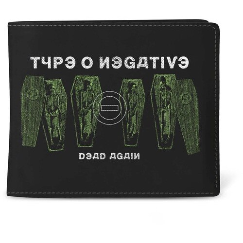 Rocksax - Type O Negative - Dead Again - Wallet with Coin Pocket (Black)
