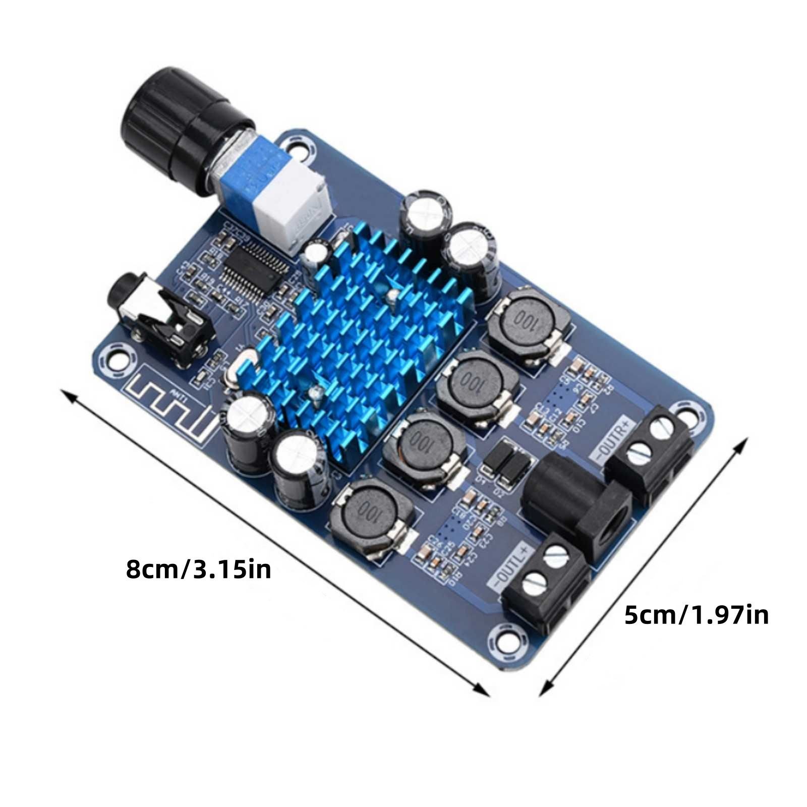 Digital Power Amplifier Board Class D 50W*2 Audio Versatile Audio Solution