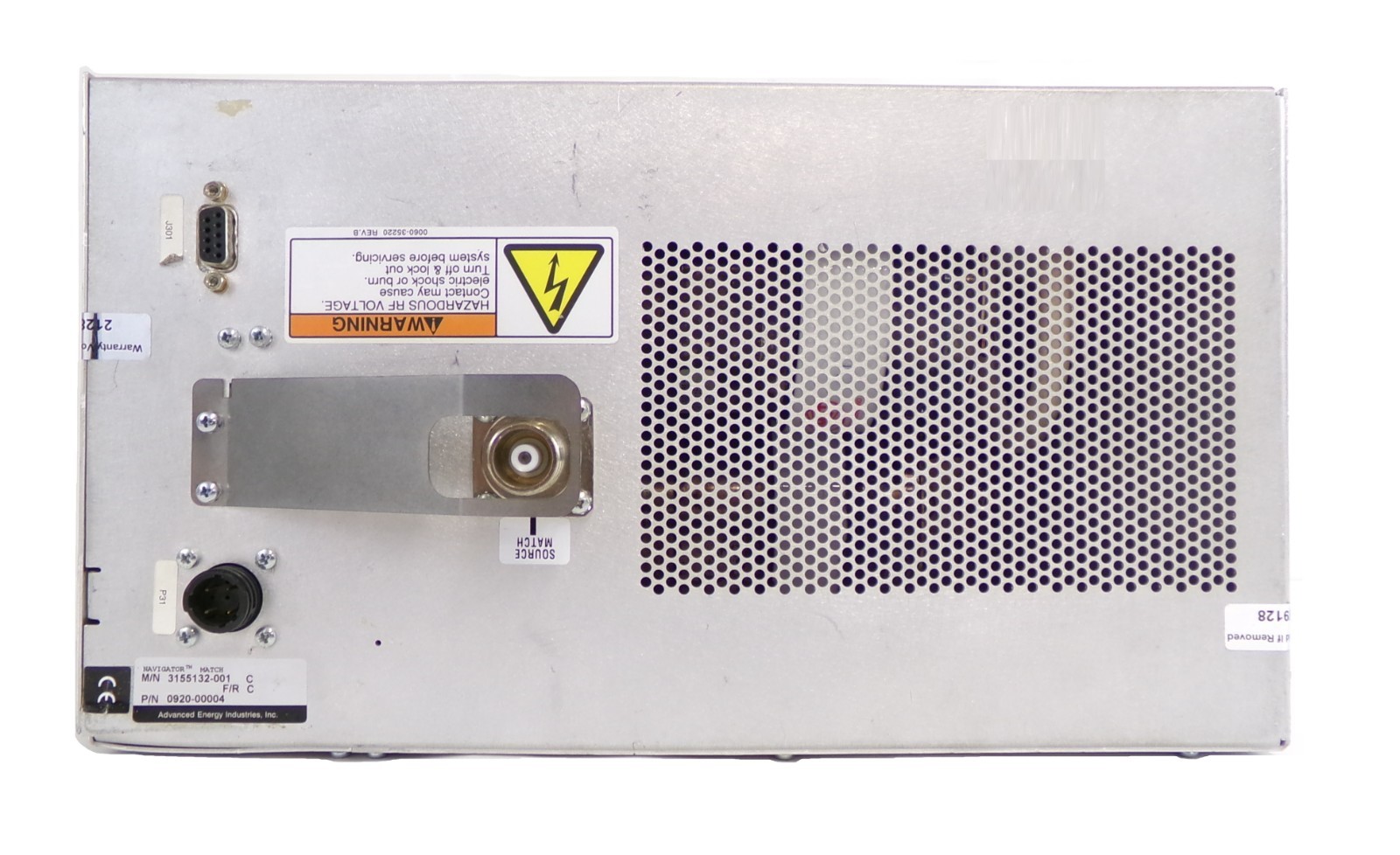 Navigator AE Advanced Energy 3155132-001 RF Match AMAT 0920-00004 Refurbished