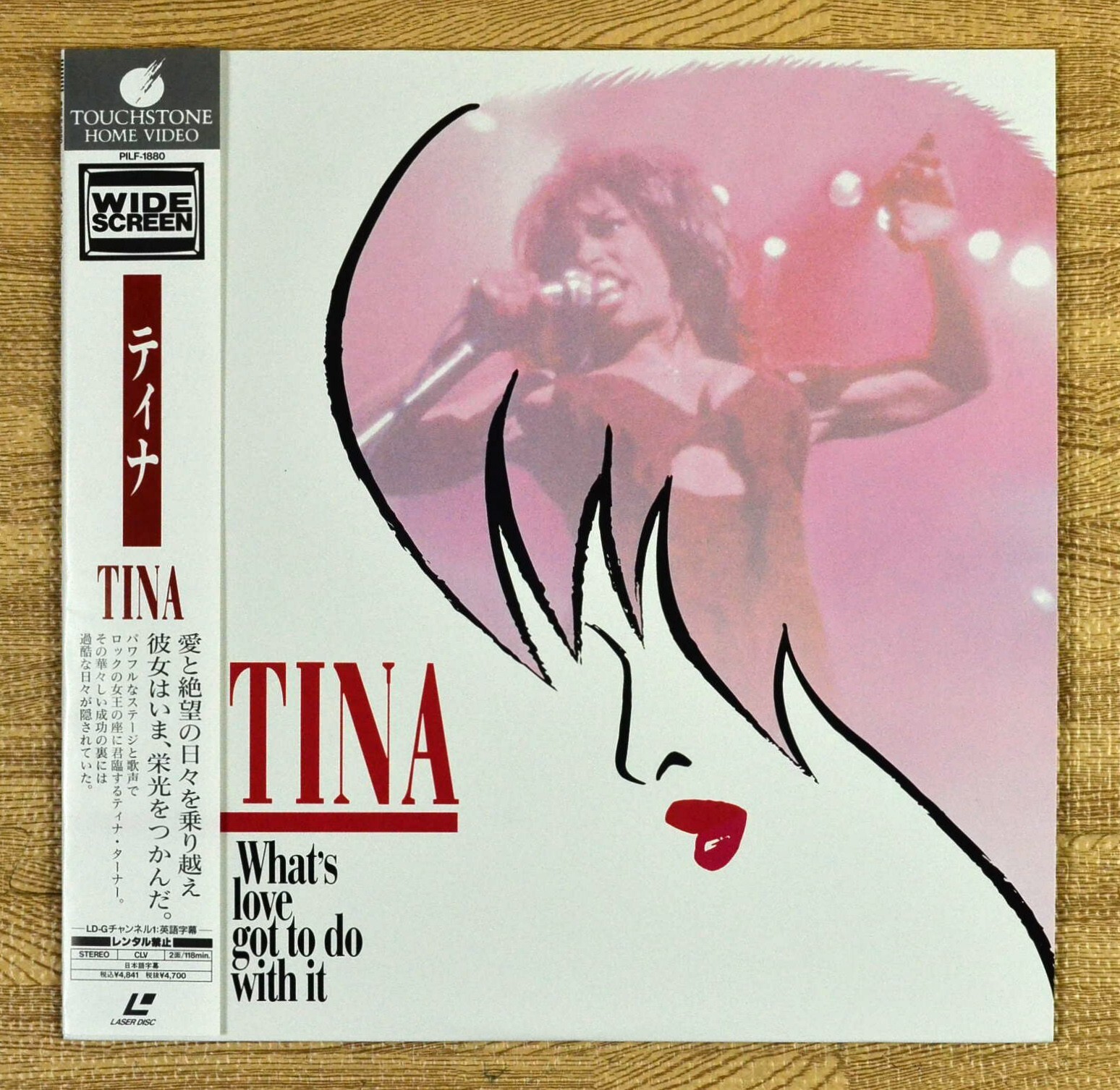 What's Love Got to do with it. Story of Tina Turner Laserdisc JAPAN LD w/OBI