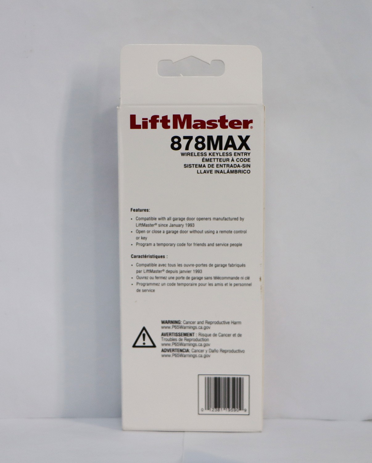 LiftMaster 878MAX Garage Door Keypad Wireless and Keyless Entry System
