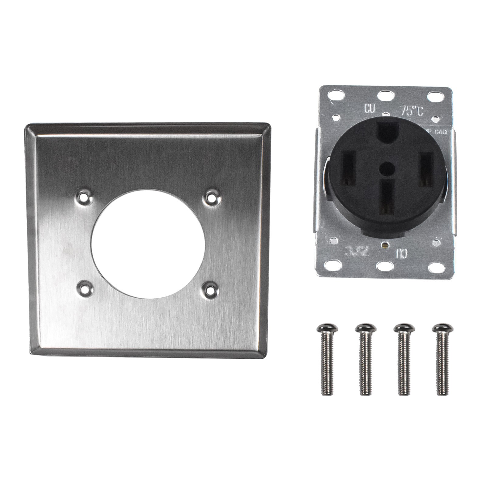 50 Amp 14-50R Flush Mount Outlet For EV & RV