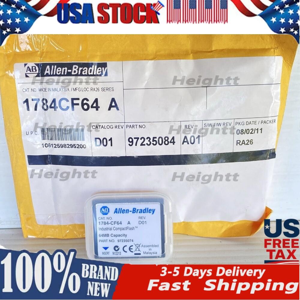 Allen-Bradley 1784-CF64 Memory Card 1784CF64 NEW AB 1PC US Free Tax